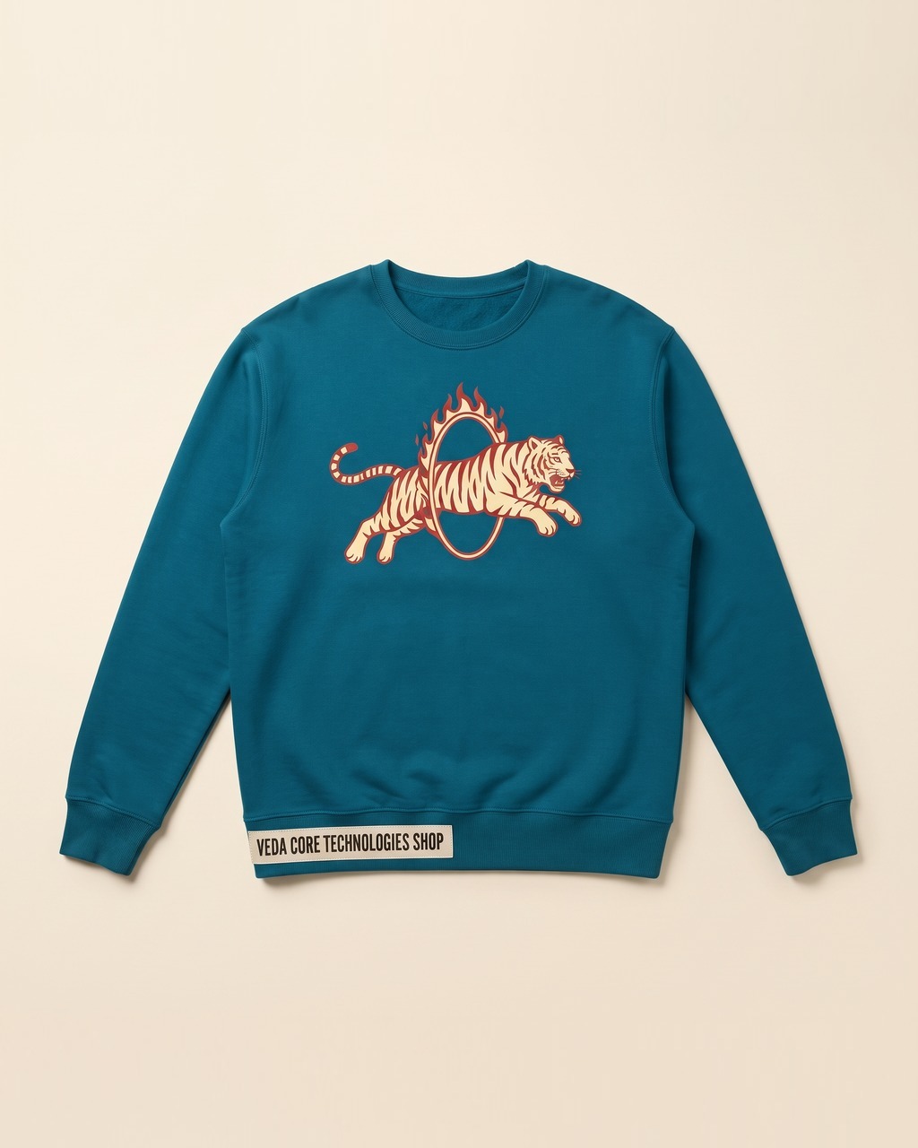 Tiger Hoop Sweatshirt in Ringmaster Teal